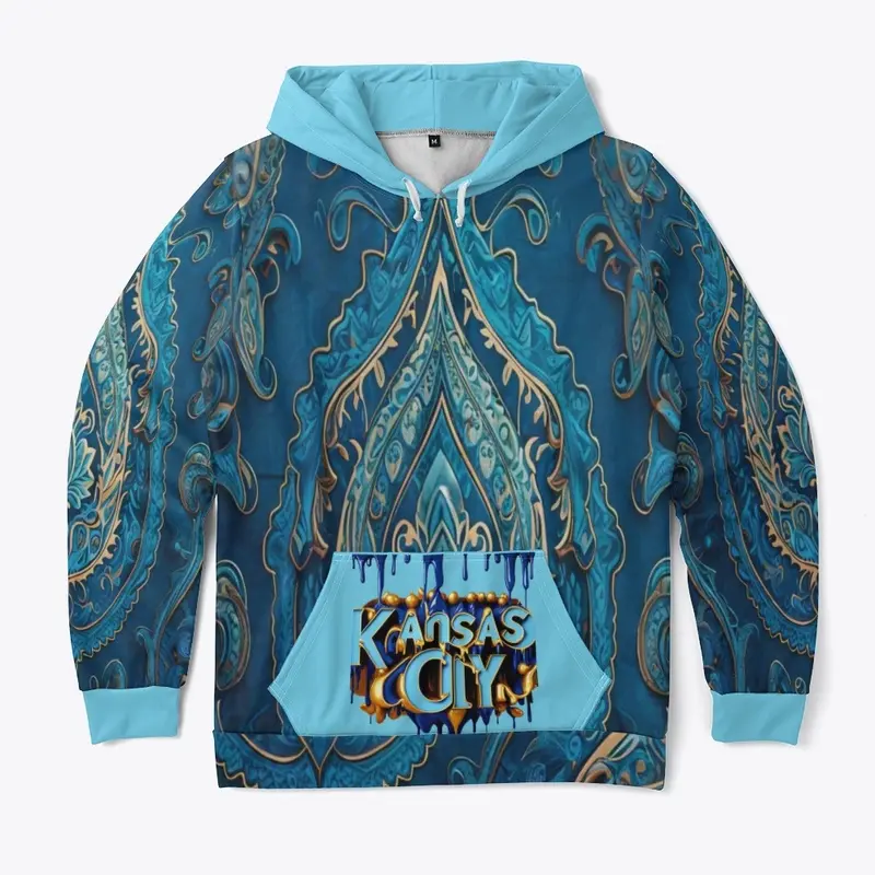 K.C. Paisly Print Hoodie