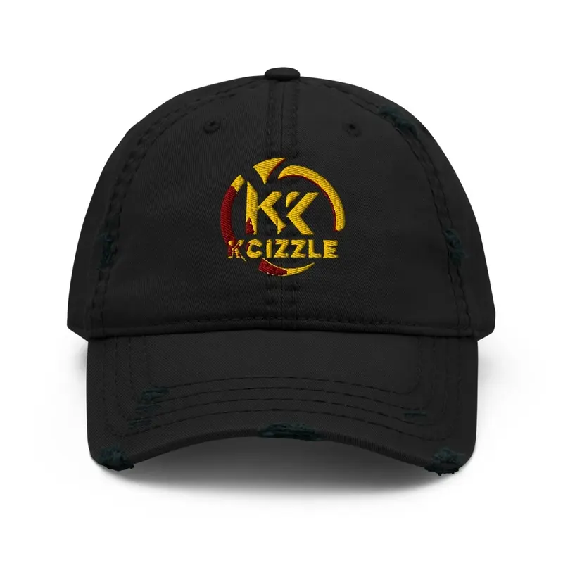 KCizzle Gold Black Cap